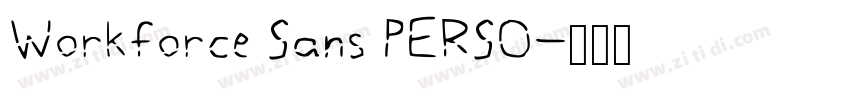Workforce Sans PERSO字体转换
